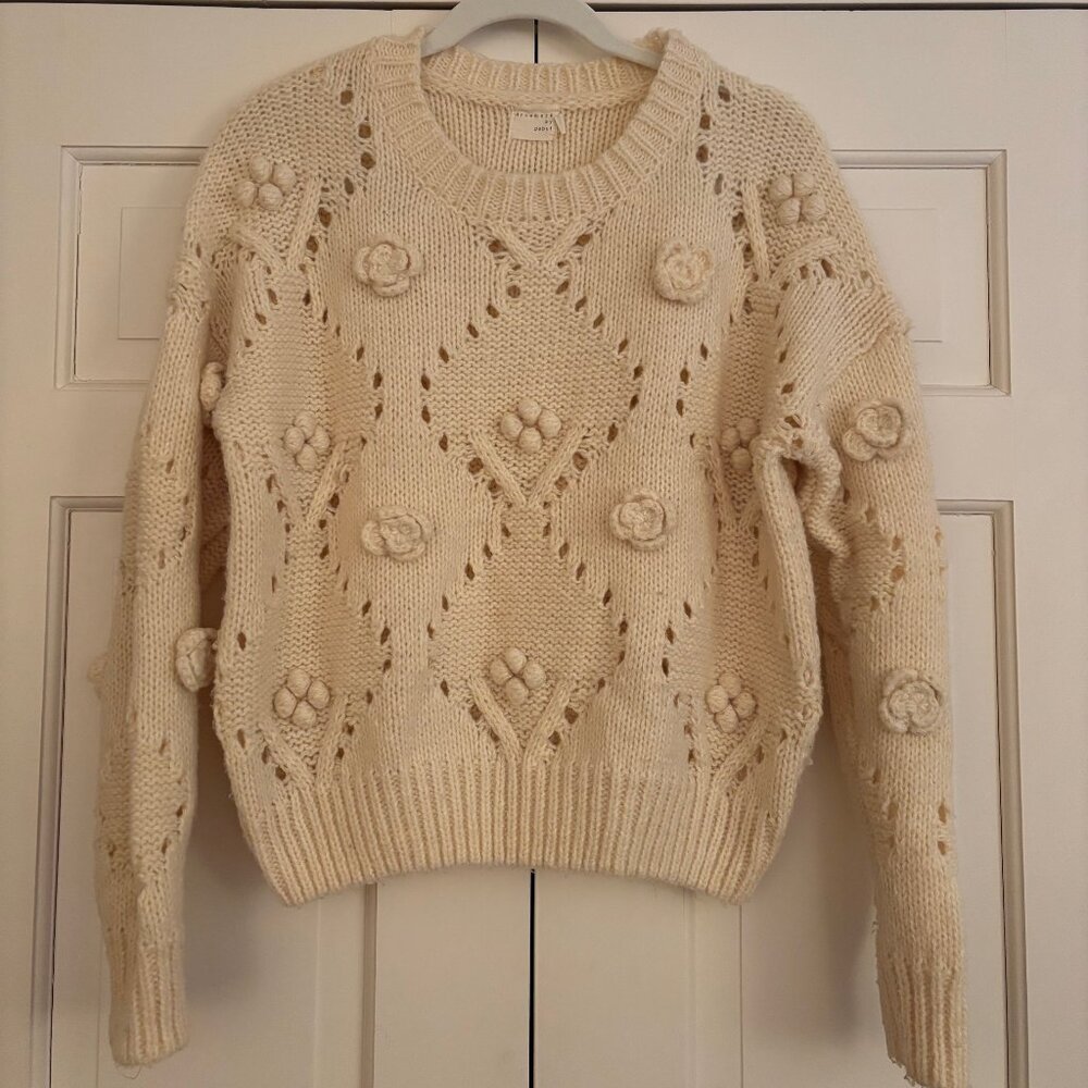 Dreamers by Debut Off White Sweater